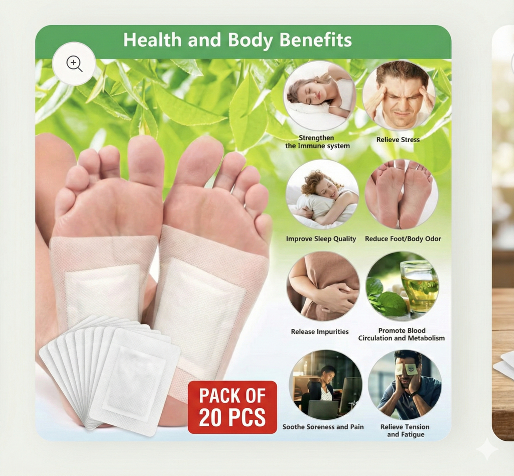 Detox Foot Patches (20Pcs)
