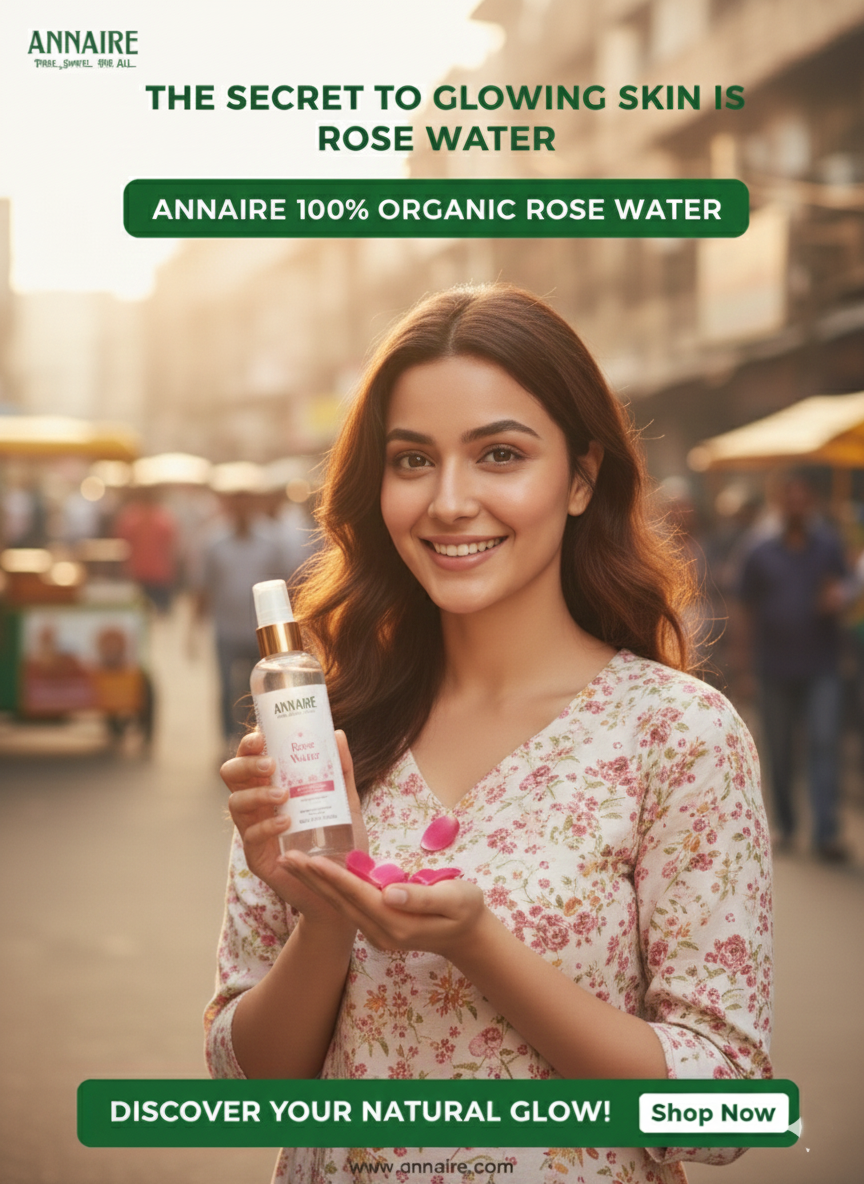 Pure Rose Water Trio Offer: Buy 2, Get 1 FREE (125ml Bottles)