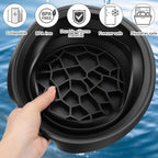 Silicone Face Ice Bowl with Built-In Icetray, Collapsible Face Tub for Ice Bath, Facial Ice Plunge Bowl, Ice Water Facials at Home